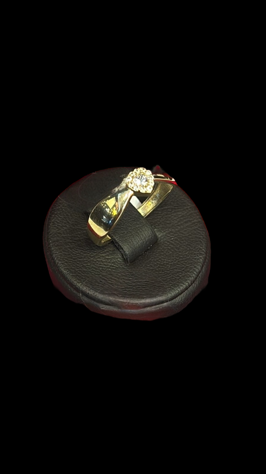 Anillo de Compromiso Corazón 10K