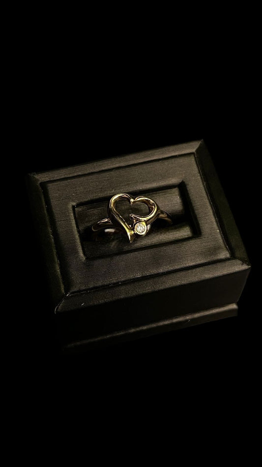 Anillo Corazón 10K