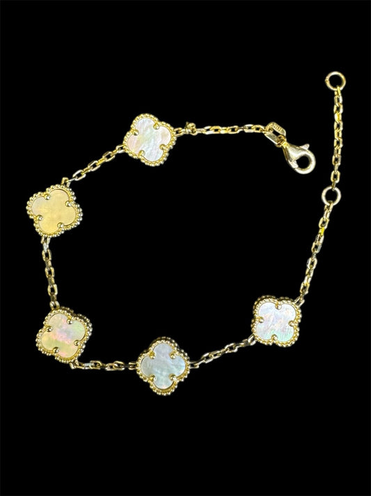 Pulsera Treból VC Blanca